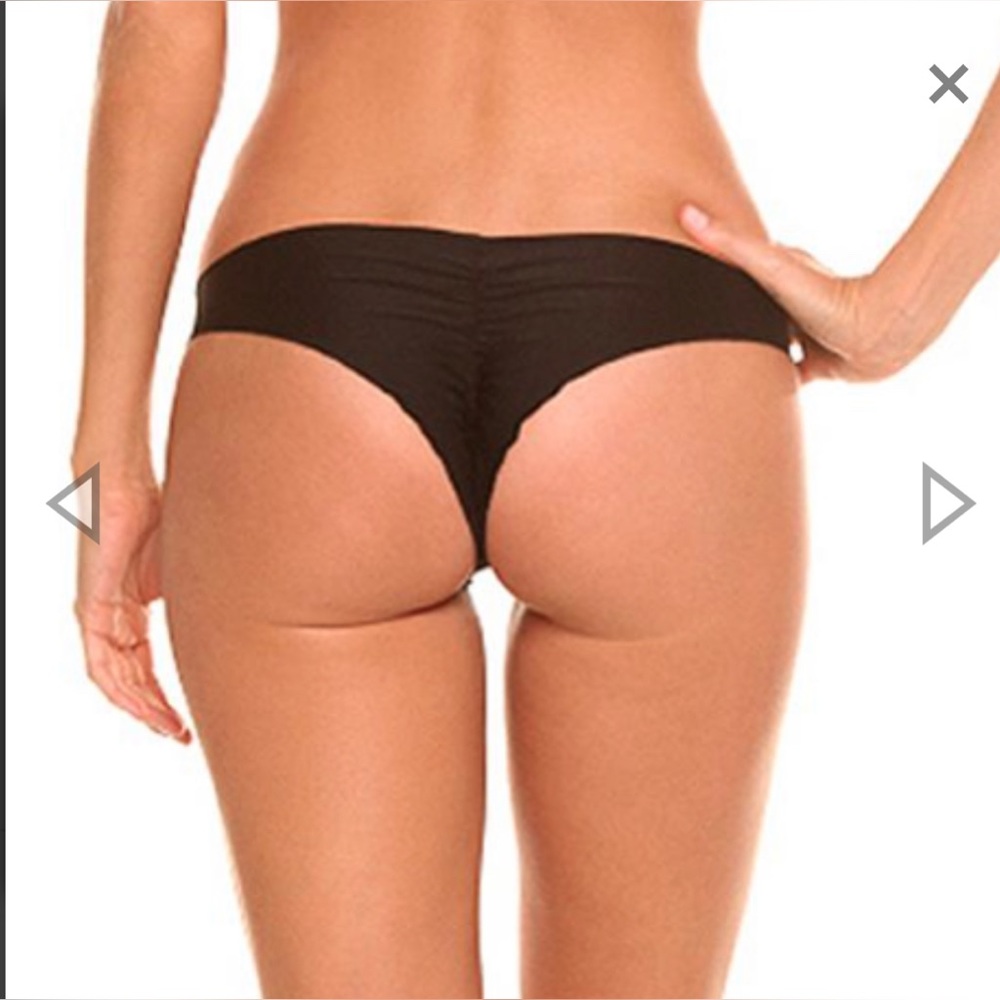 Swimwear Brazilian Bikini Cut Bottom one Black and one Hot Pink Size M